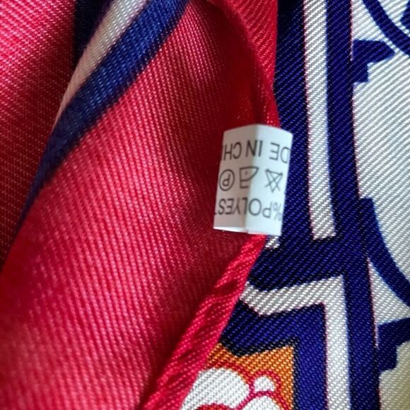 Womens Vibrant Multicolor Shawl Geometric Knit Scarf 34” x 72” - Picture 8 of 8